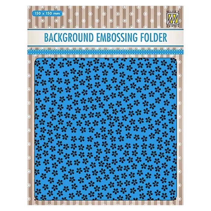 Nellie Snellen Embossing Folder Little Flowers 15cm x 15cm