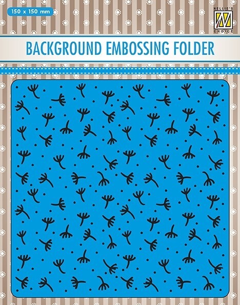 Nellie Snellen Embossing Folder Dandelion Fluff 15cm x 15cm