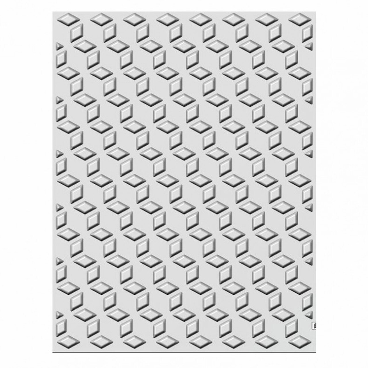 Sue Wilson 3D Embossing Folder 5.75 x 7.5 Tumbling Blocks