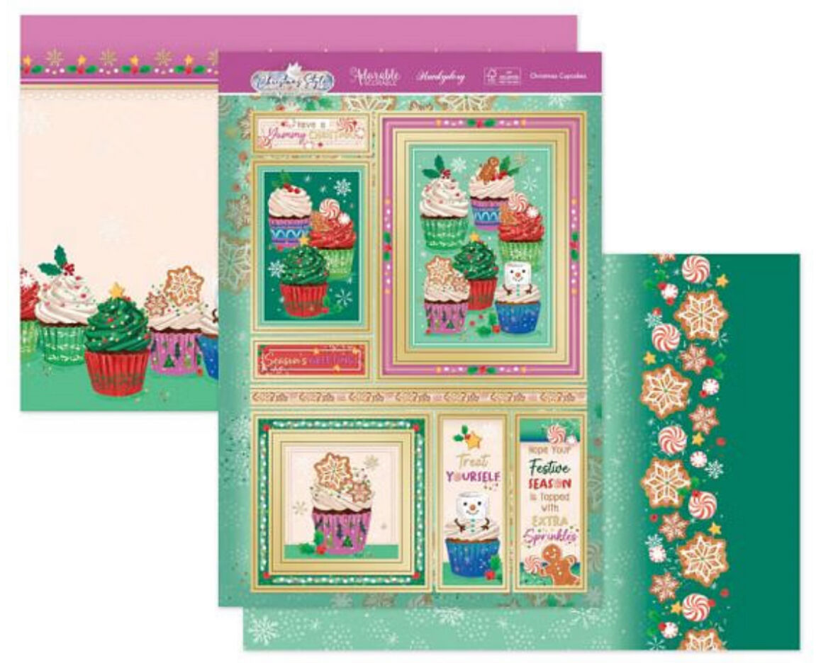 Hunkydory Christmas Cupcakes Luxury Topper Set