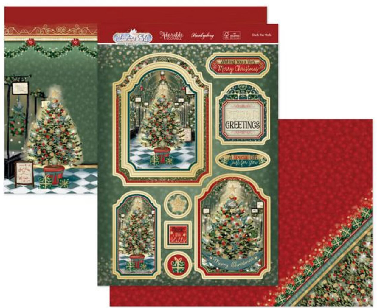 Hunkydory Deck The Halls Luxury Topper Set