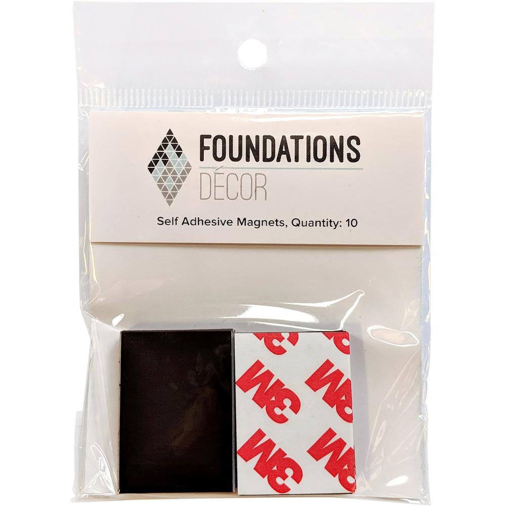 Foundations Decor Self-Adhesive Magnets 10/Pkg