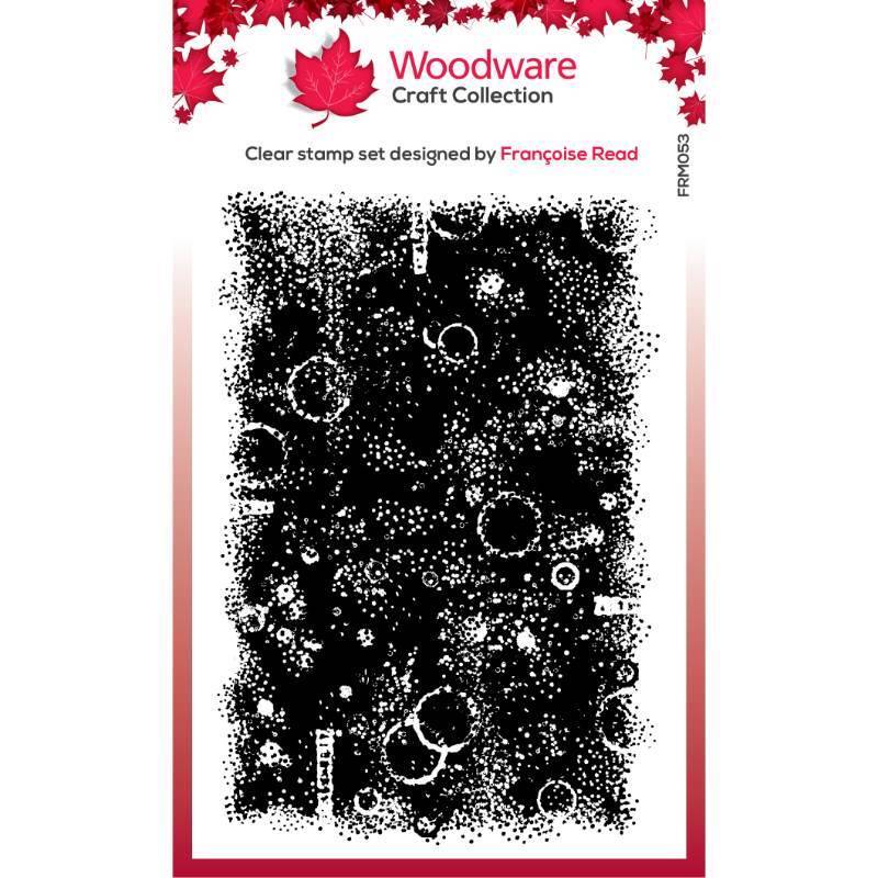 Woodware Clear Singles Mini Texture Background 3 x 4 Stamp