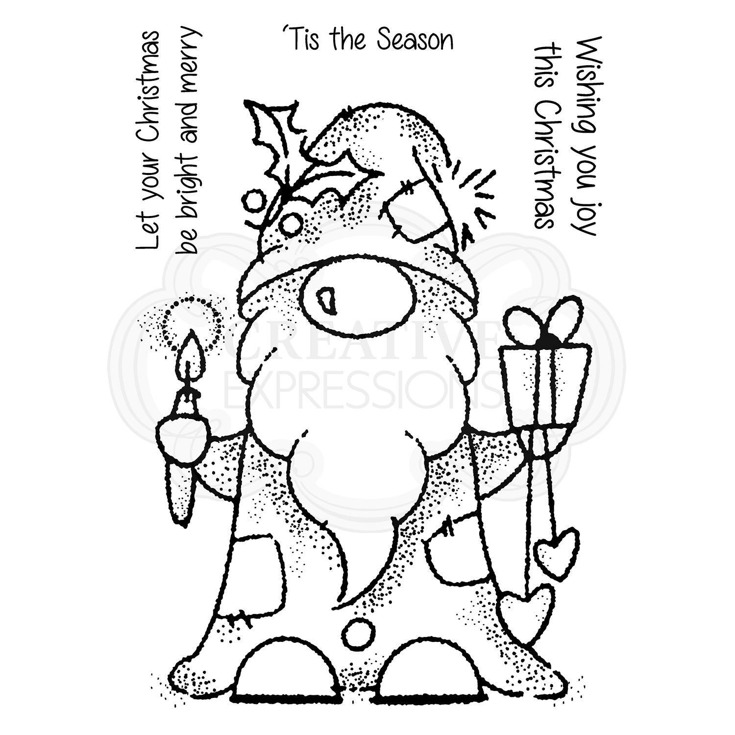 Woodware Clear Stamps Seasonal Gnome