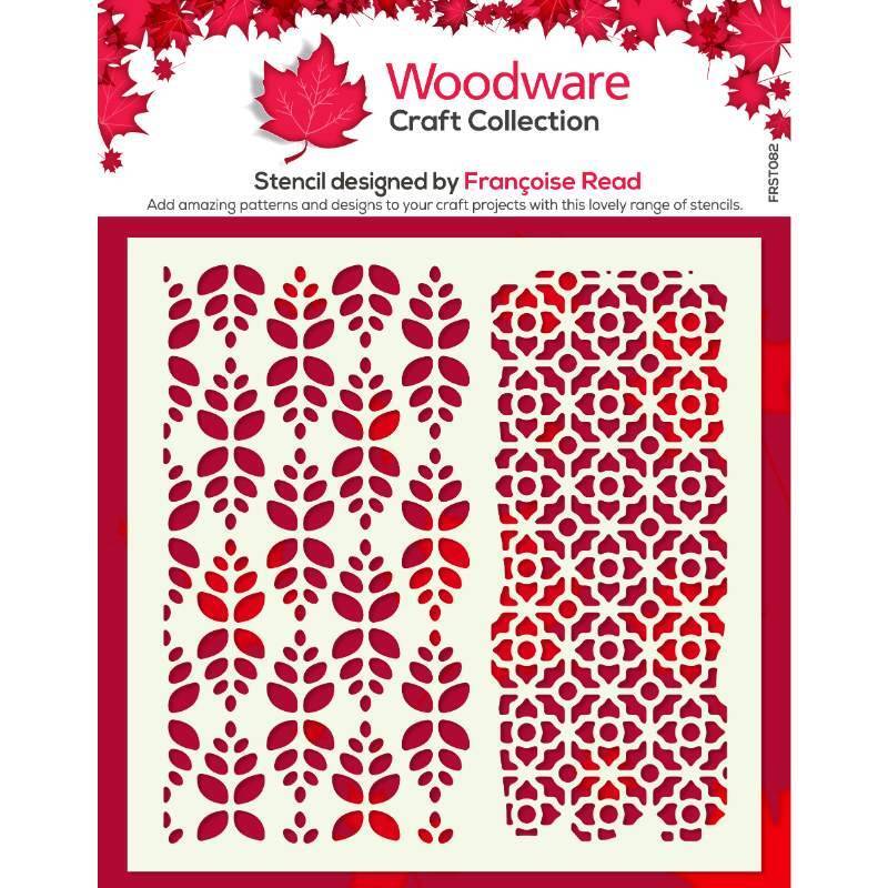 Woodware Stencil - 6in x 6in - Medina - FRST082