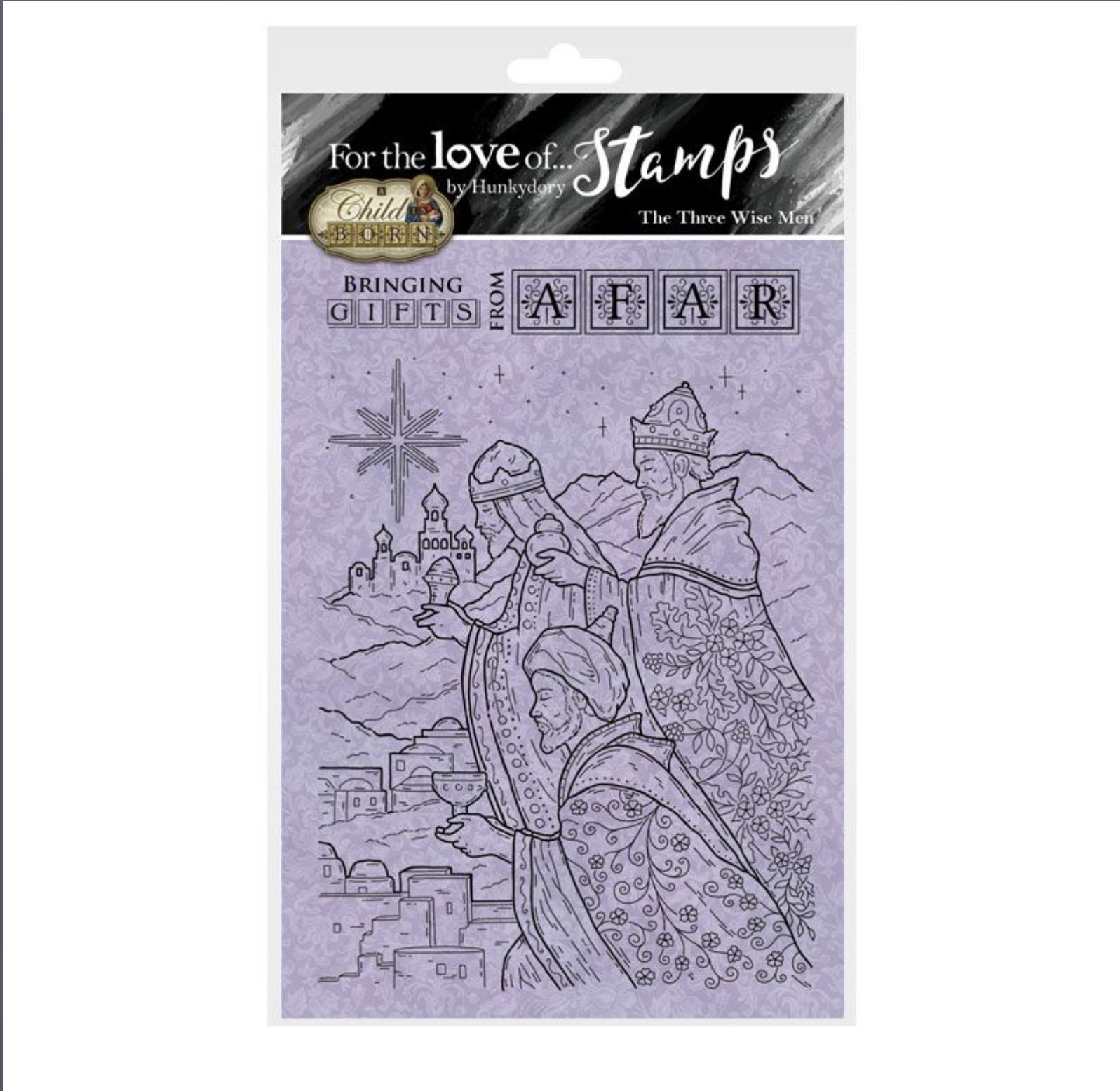 Hunkydory For The Love Of Stamps Three Wise Men A6 Stamp Set