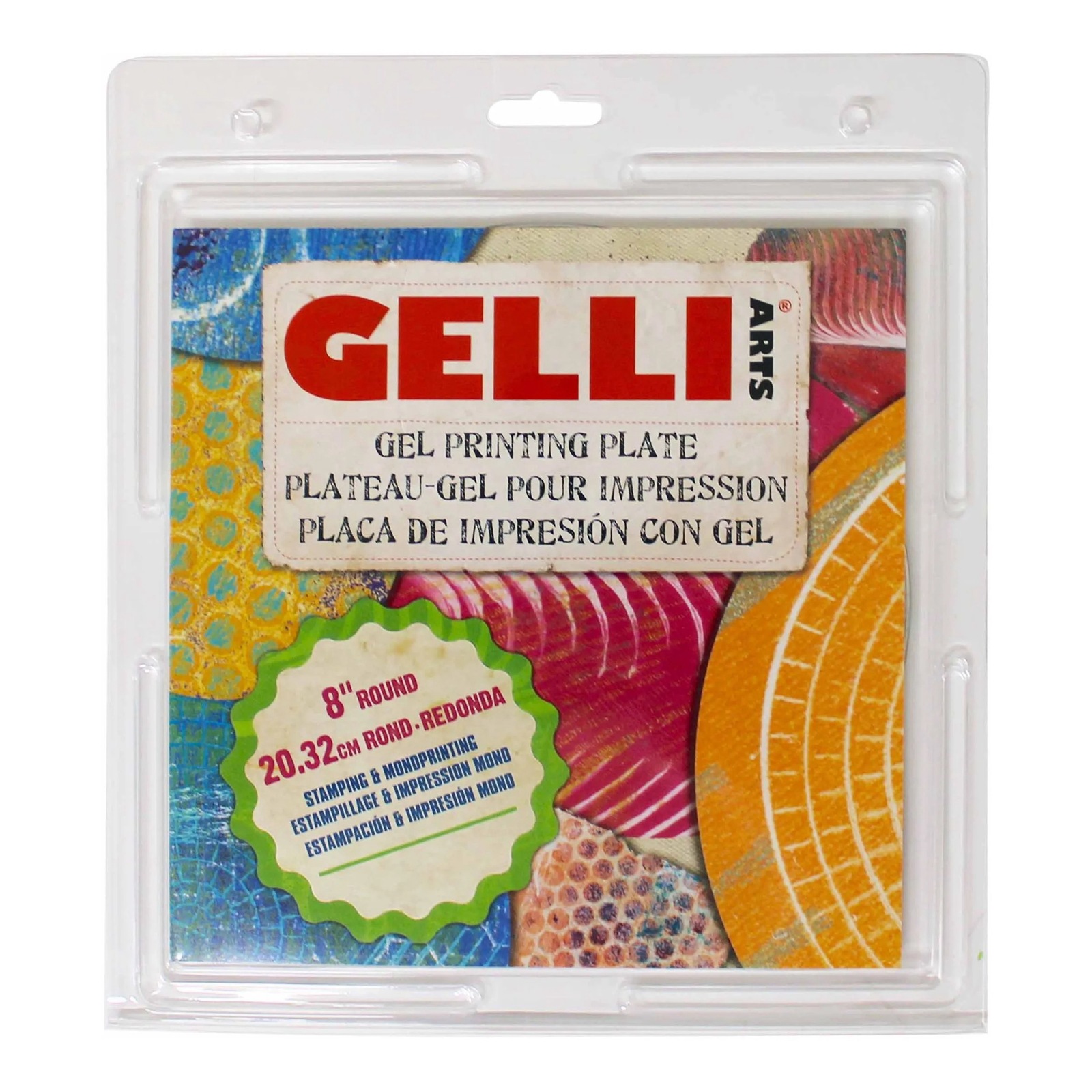 Gelli Arts Gel Printing Plate 8in Round