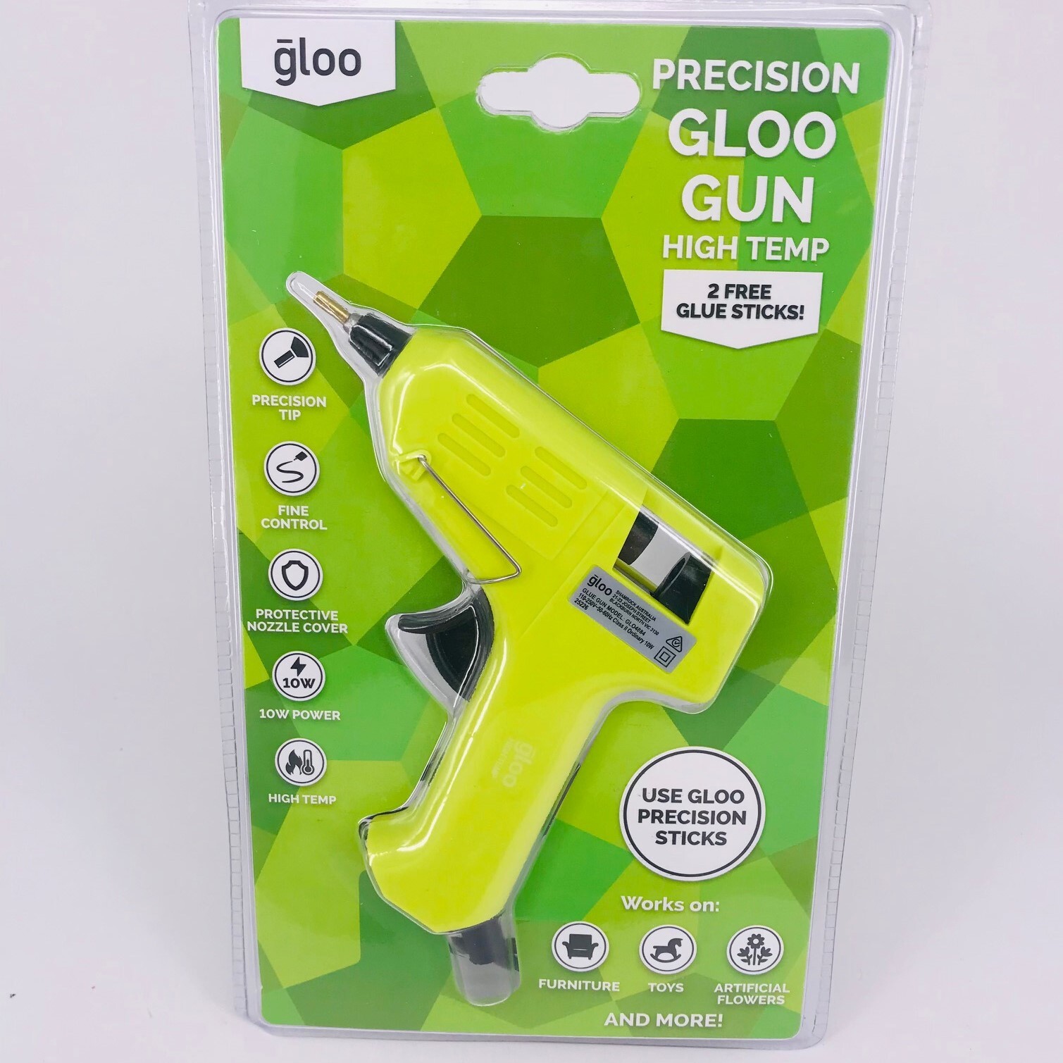 Gloo Glue Gun High Temp with Precision Nozzle