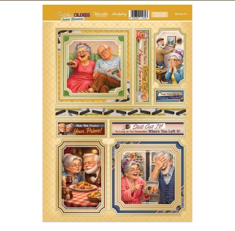 Hunkydory - Still Got It! - Golden Oldies Senior Moments Topper Sheet
