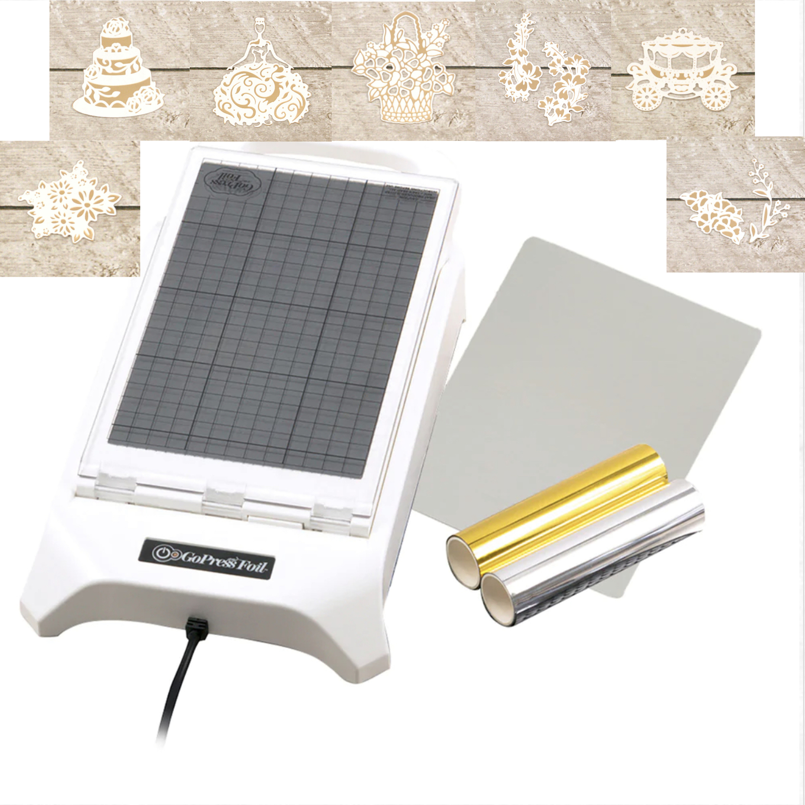 GoPress & Foil Machine with Hotfoil Stamps Bundle