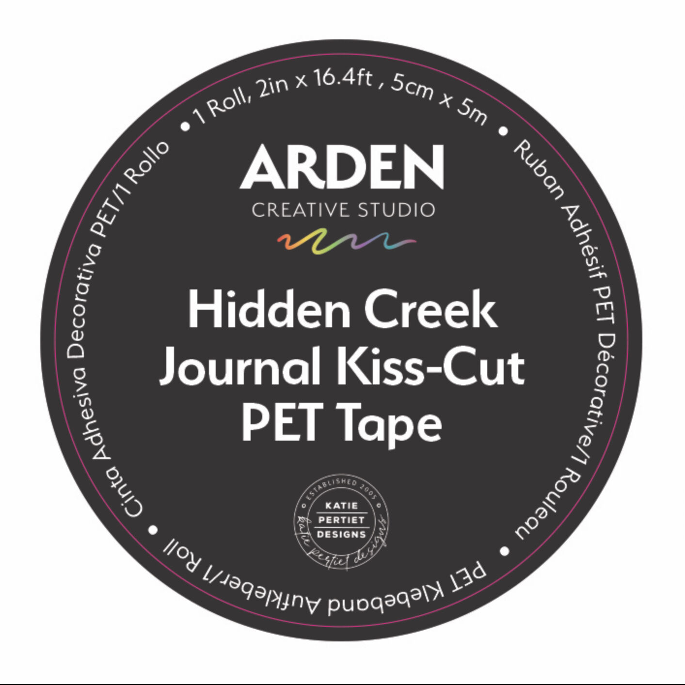 Arden Creative Kiss-Cut PET Tape - Hidden Creek - Journal