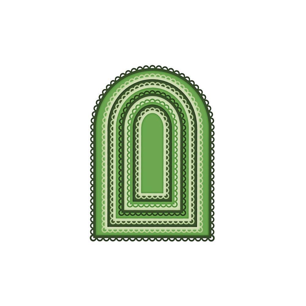 Heartfelt Creations Elegant Gateway Dies Eyelet Frame