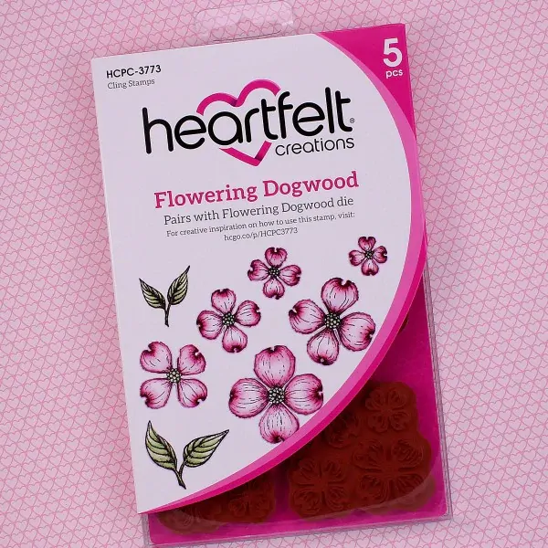 Heartfelt Creations Cling Stamps Flowering Dogwood 
