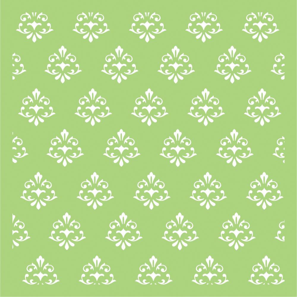 KaiserCraft Designer Template Stencil 6x6 Small Damask