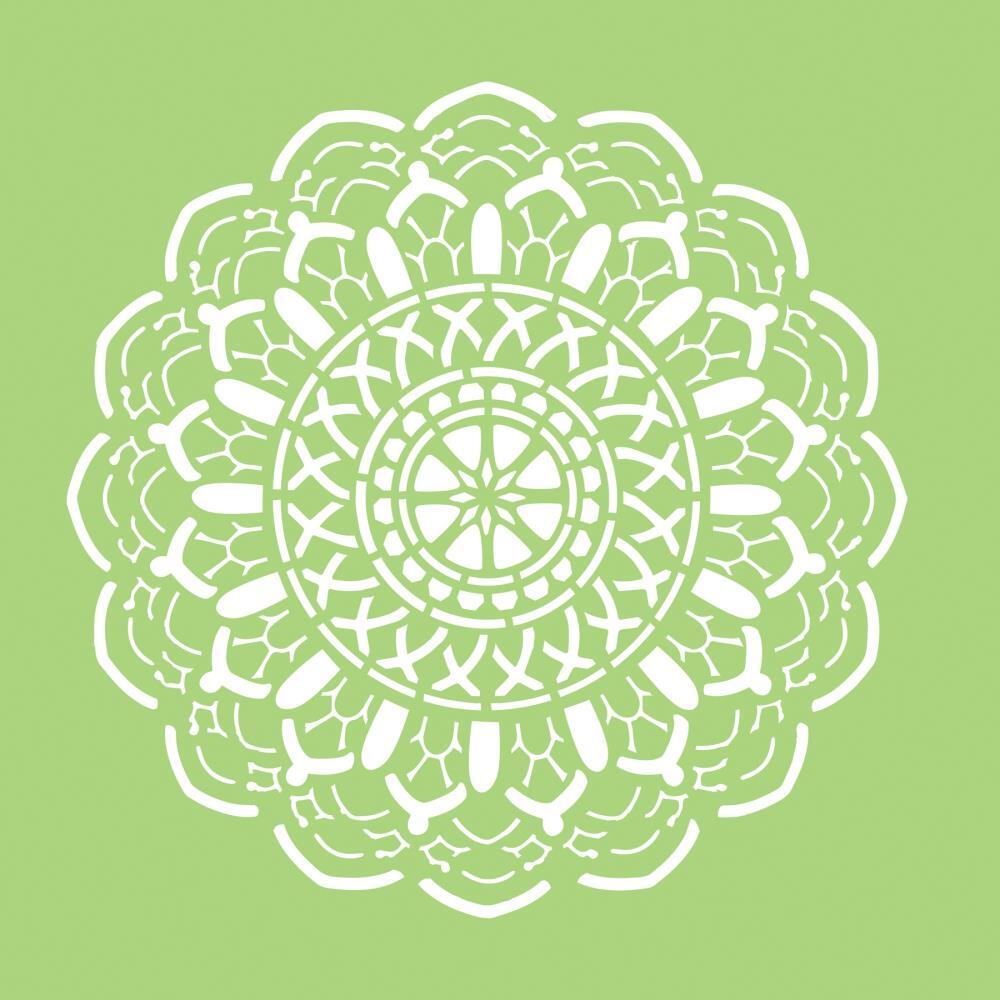 KaiserCraft Designer Template Stencil 6x6 Crochet Doily
