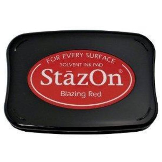 StazOn Ink Pad Blazing Red 