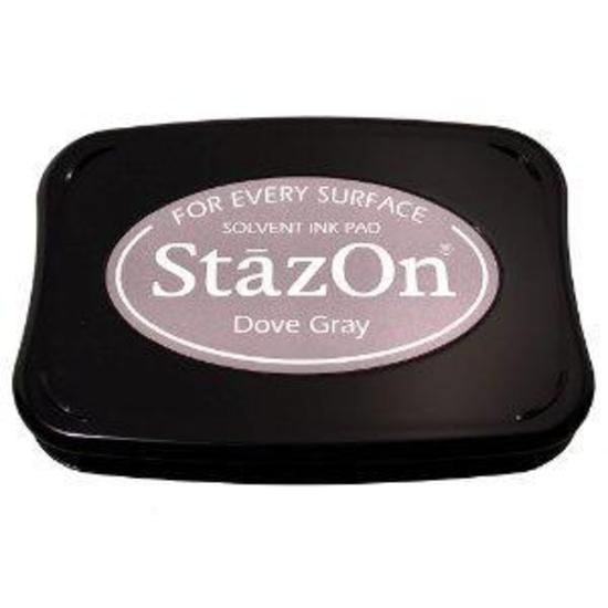 StazOn Solvent Ink Pad-Dove Gray 