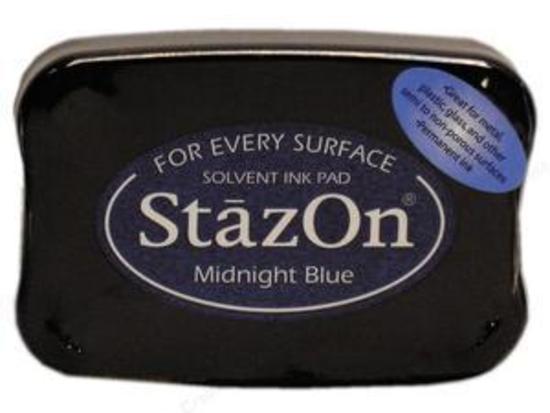 StazOn Ink Pad Midnight Blue 