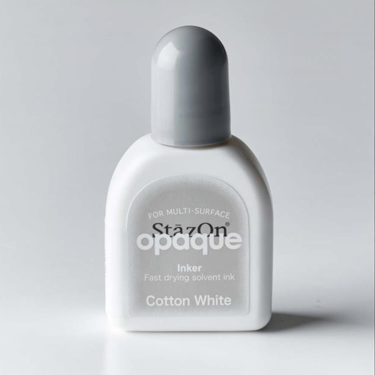 StazOn Opaque Solvent Refill 15ml Cotton White