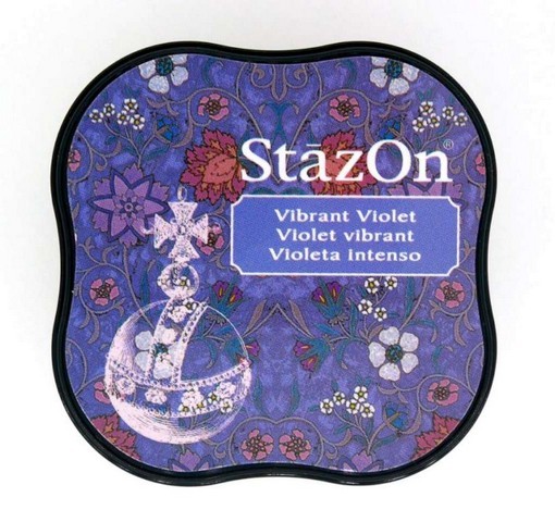 StazOn Craft Ink Pad Midi-Vibrant Violet