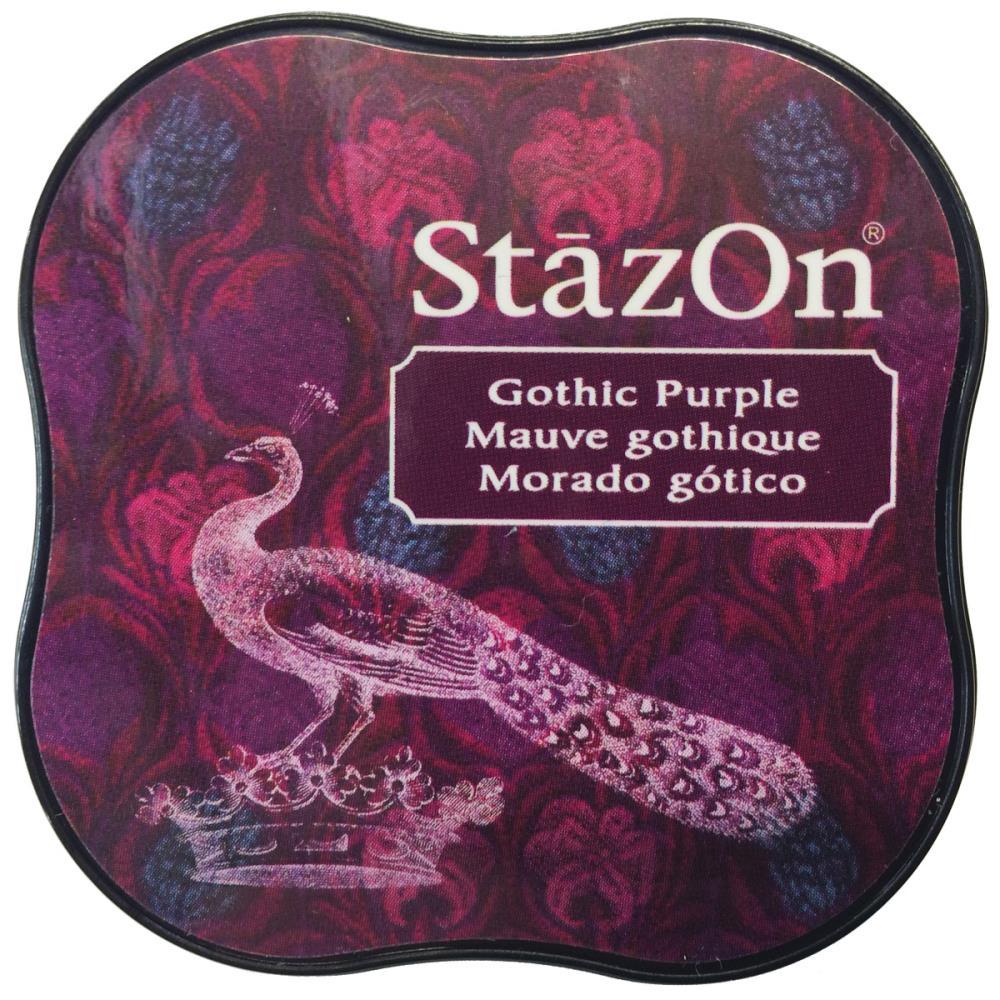 StazOn Craft Ink Pad Midi Gothic Purple