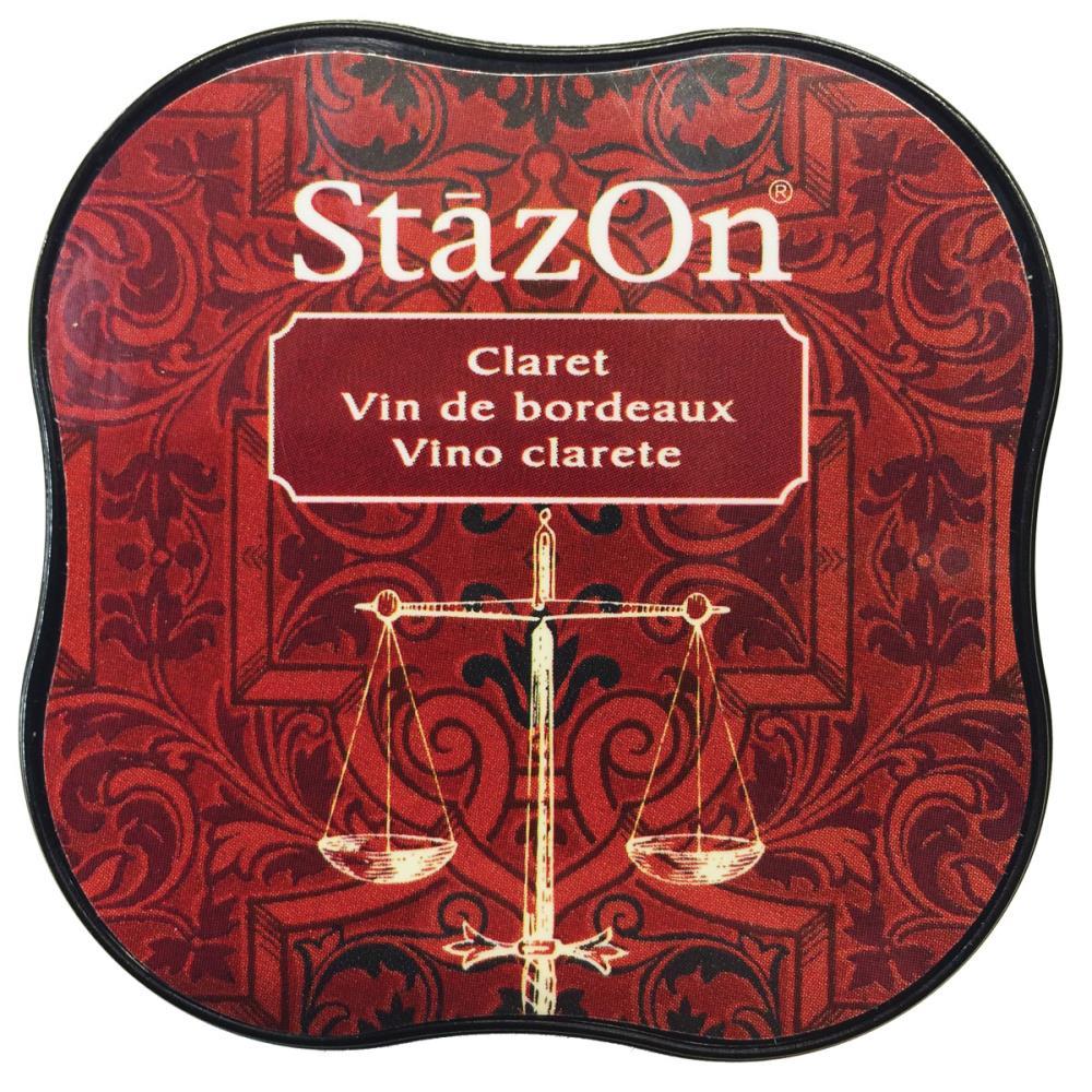 StazOn Craft Ink Pad Midi Claret
