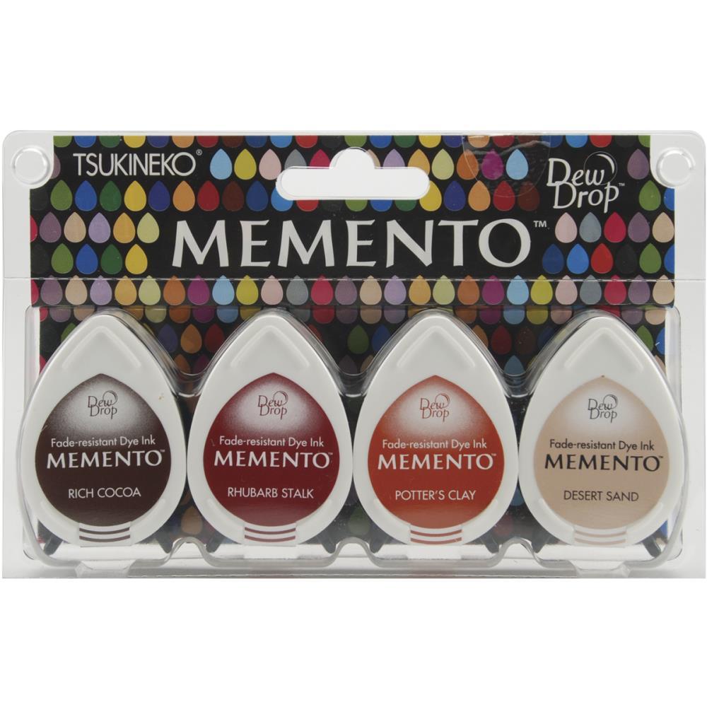 Tsukineko Memento Dye Ink Pads Dew Drops 4/Pkg Arizona Canyons