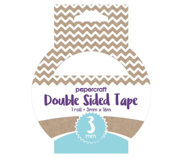 PaperCraft Double Sided Mounting Tape 3mm x 16m Roll ACID FREE