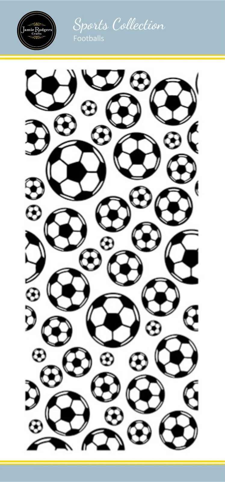 Footballs DL Clear Stamp Set by Jamie Rodgers