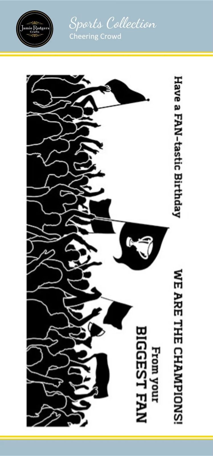 Cheering Crowd DL Clear Stamp Set by Jamie Rodgers