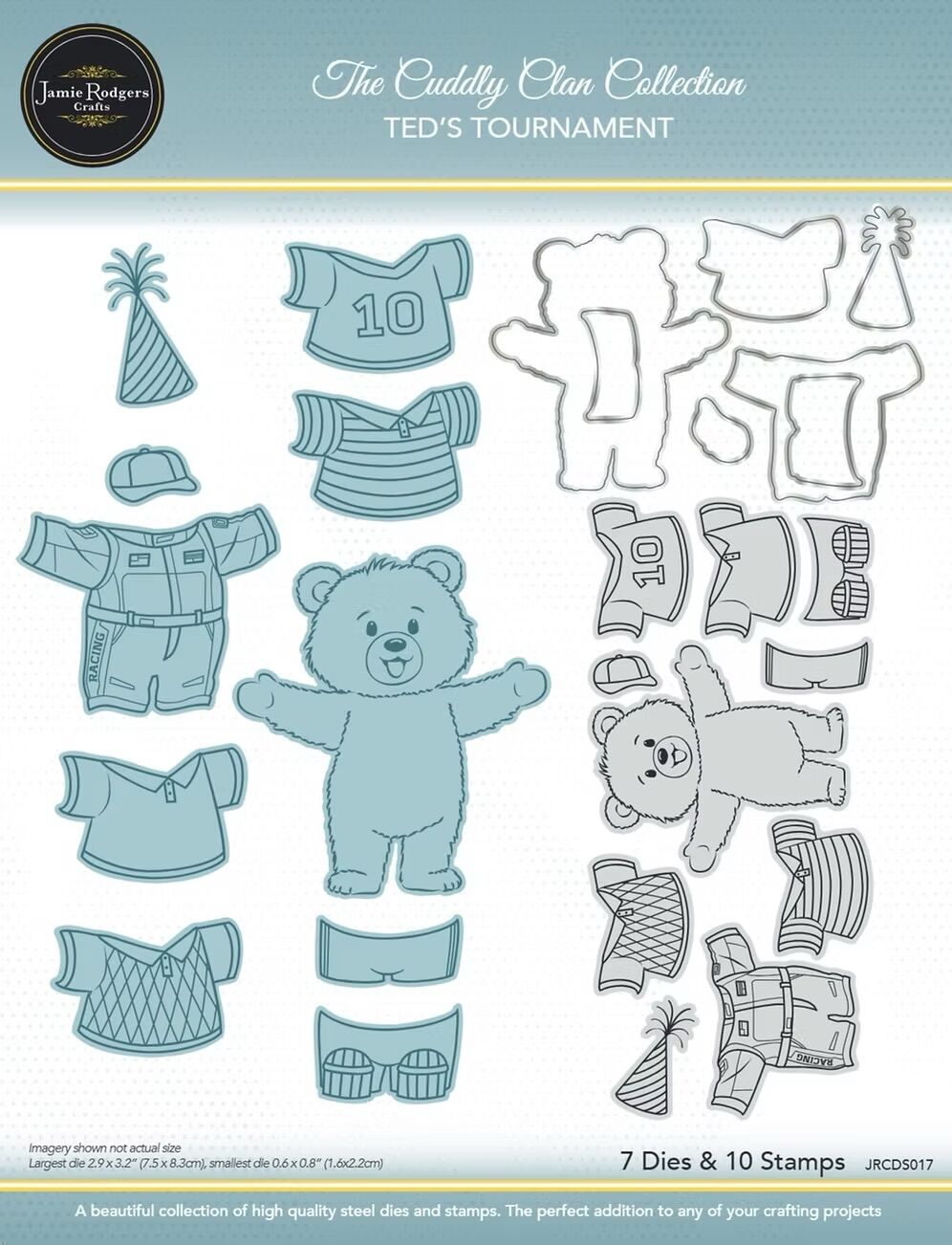 Ted’s Tournament Stamp & Die Set by Jamie Rodgers