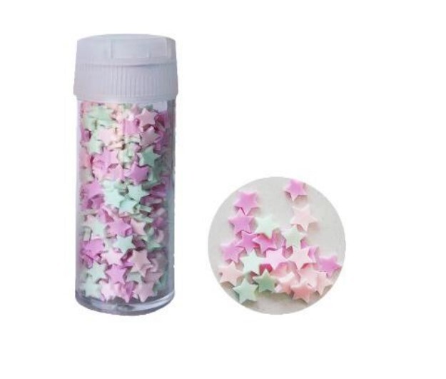 Scrap Dragon Poly Craft Sprinkles Pastel Stars 15ml