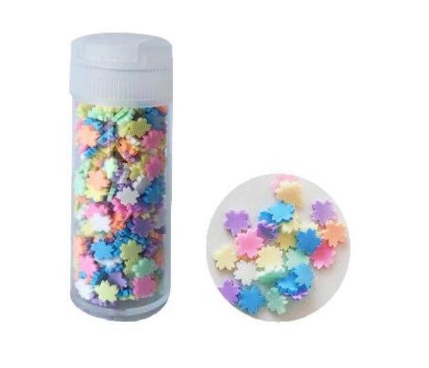 Scrap Dragon Poly Craft Sprinkles Colourful Sakura Flowers 15ml