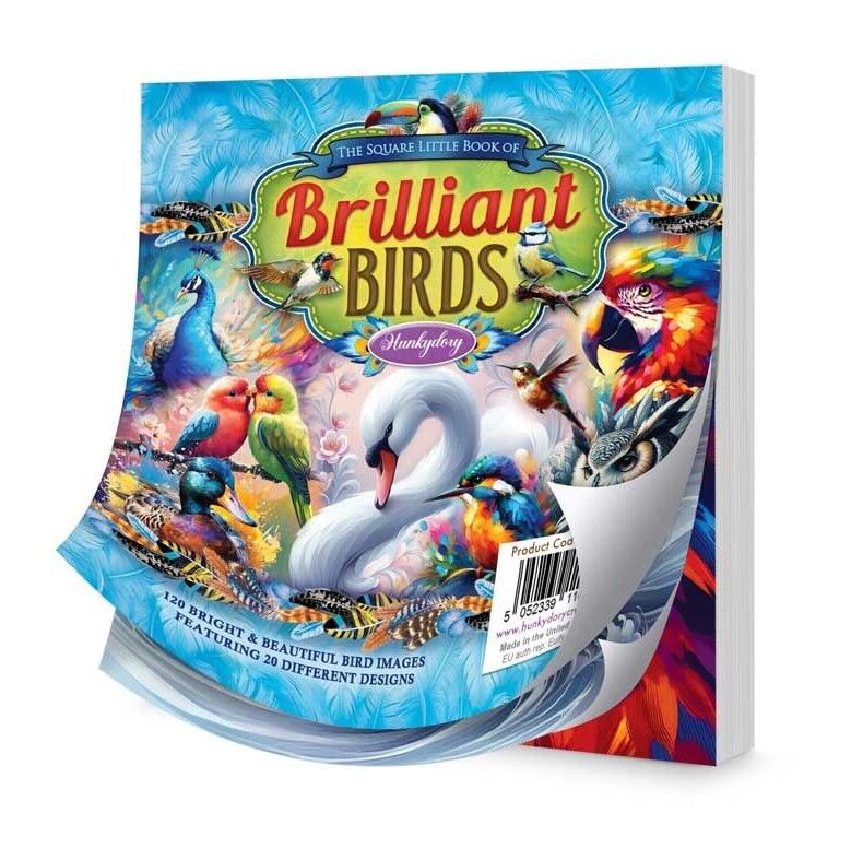 Hunkydory Crafts Square Little Book of Brilliant Birds
