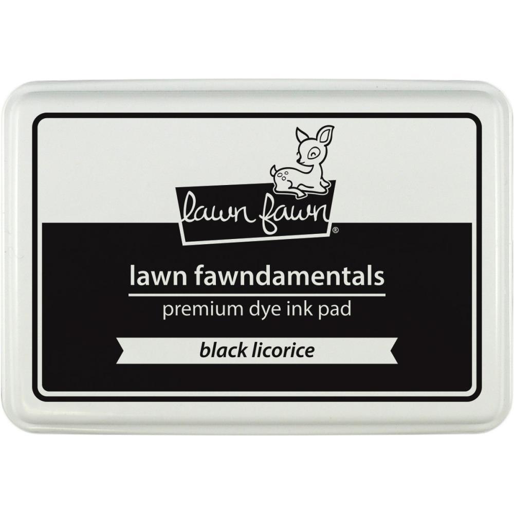 Lawn Fawn Dye Ink Pad Black Licorice 