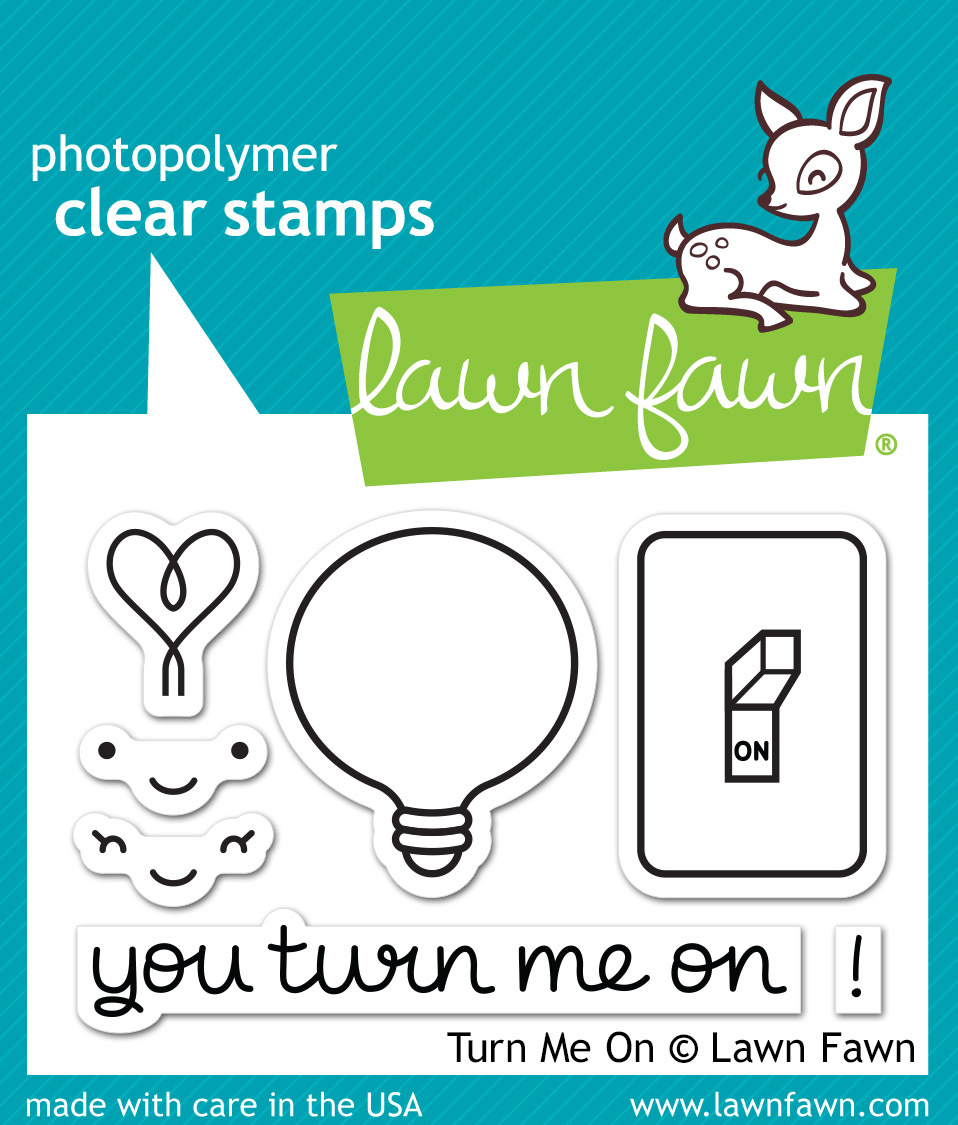 Lawn Fawn Stamps Turn Me On LF1020 