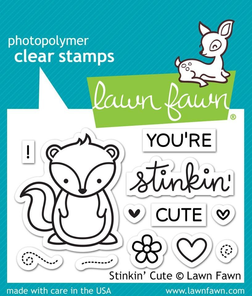 Lawn Fawn Stamps Stinkin' Cute LF1022 