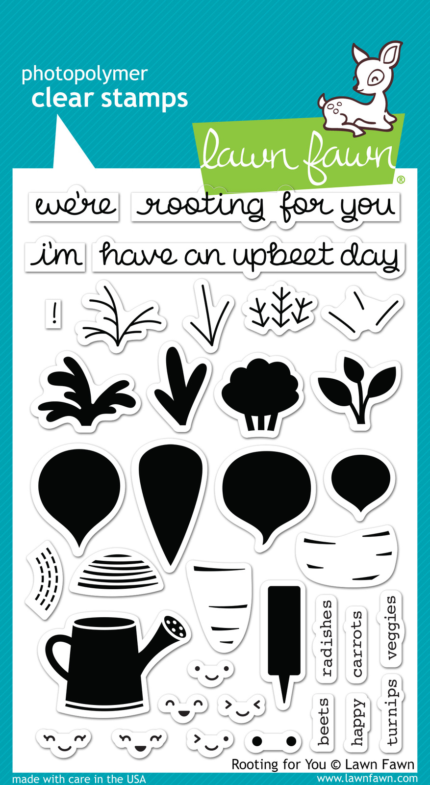 Lawn Fawn Stamps Rooting for You LF1040 