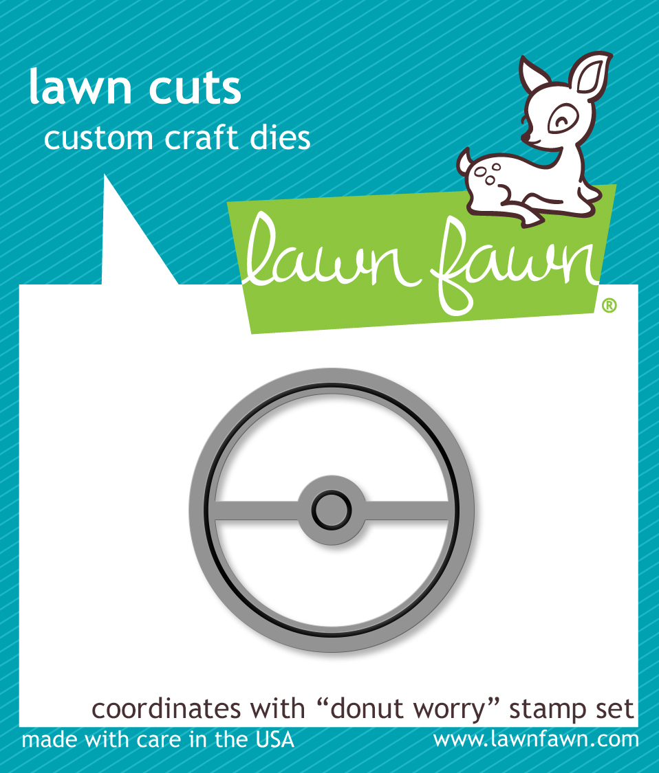 Lawn Fawn Cuts Donut Worry Die LF1137 