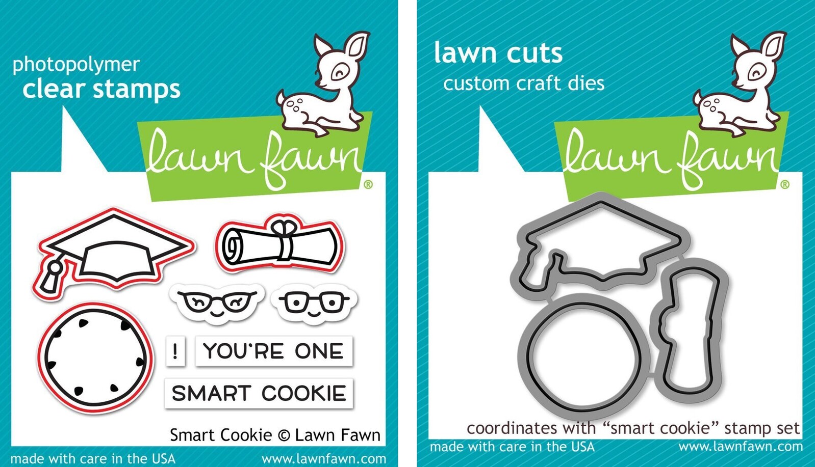 Lawn Fawn Smart Cookie Stamp+Die Bundle