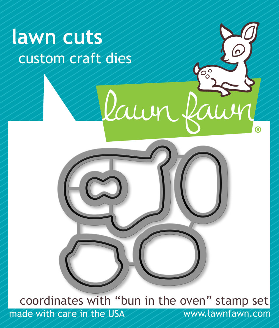 Lawn Fawn Cuts Bun in the Oven Dies LF1318 