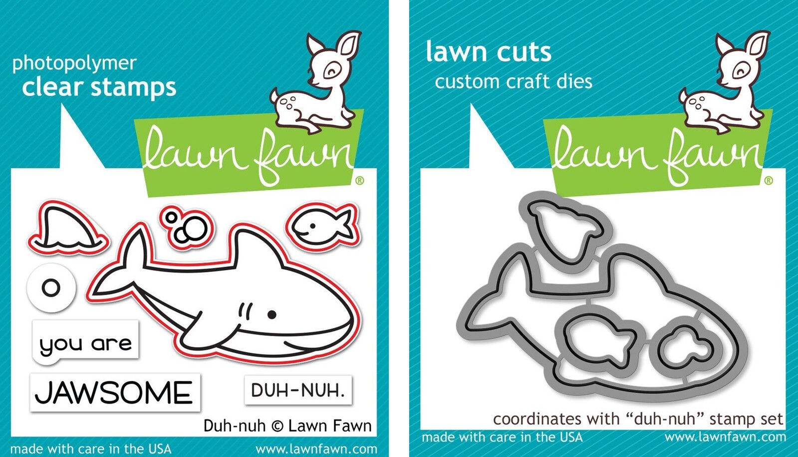 Lawn Fawn DuhNuh Stamp+Die Bundle