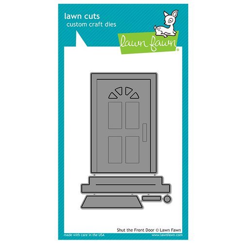 Lawn Fawn Cuts Shut The Front Door LF1495