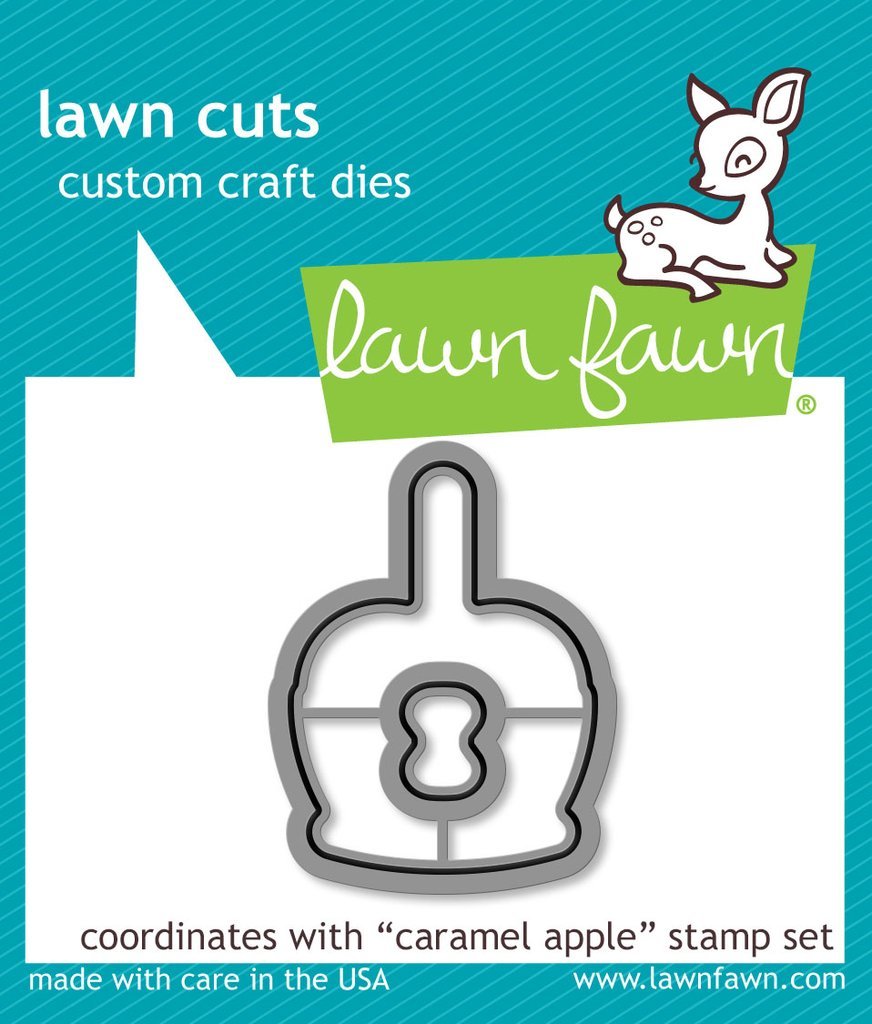 Lawn Fawn Cuts Caramel Apple Dies LF1760