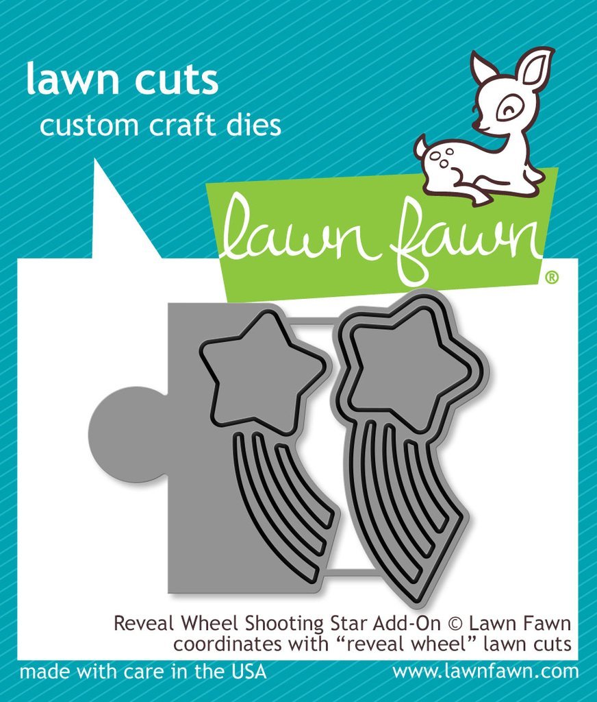 Lawn Fawn Cuts Reveal Wheel Shooting Star Add-On Die LF1792