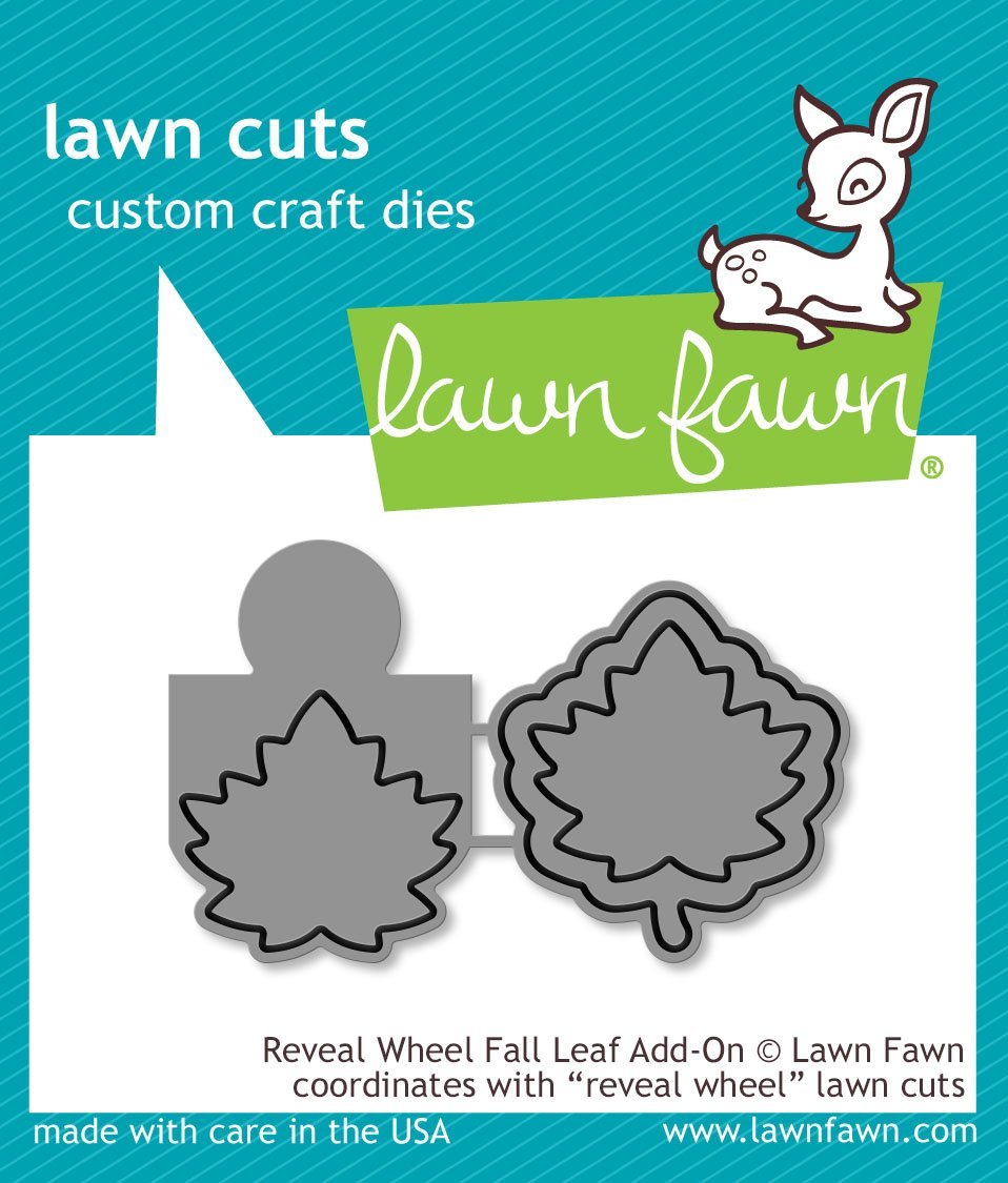 Lawn Fawn Cuts Reveal Wheel Fall Leaf Add-On Die LF1793