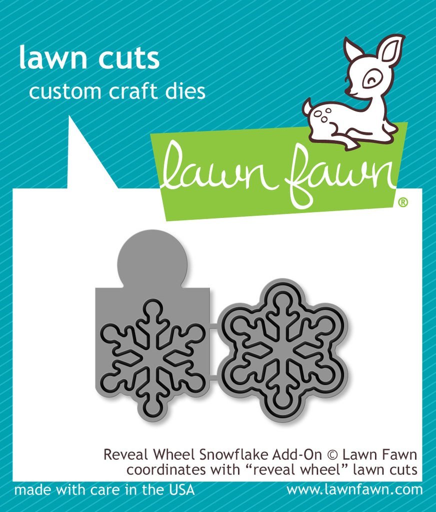 Lawn Fawn Cuts Reveal Wheel Snowflake Add-On Die LF1794