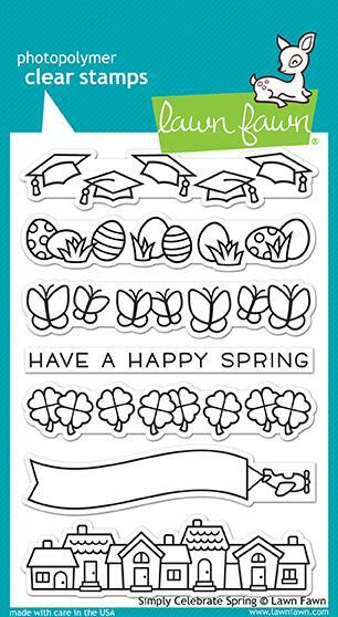 Lawn Fawn Stamps Simply Celebrate Spring LF1896