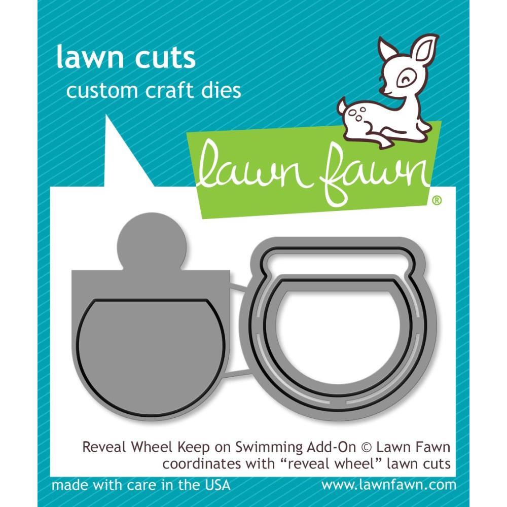 Lawn Fawn Cuts Reveal Wheel: Keep On Swimming Add-On Dies LF1957