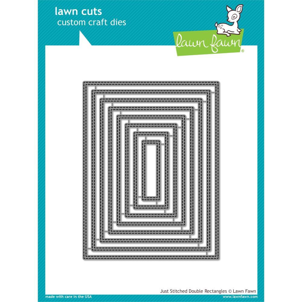 Lawn Fawn Cuts Just Stitching Double Rectangles LF1993